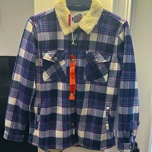 Flannel Button Up Jacket